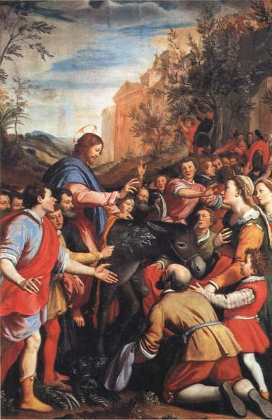 Santi Di Tito Christ's Entrane into Jerusalem